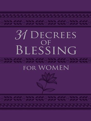 cover image of 31 Decrees of Blessing for Women